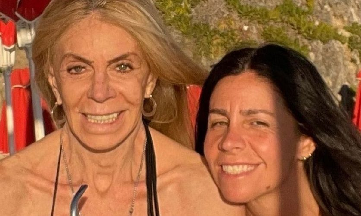 Silvia Pérez, ícono de los 80, junto a su hija Julieta Bal.