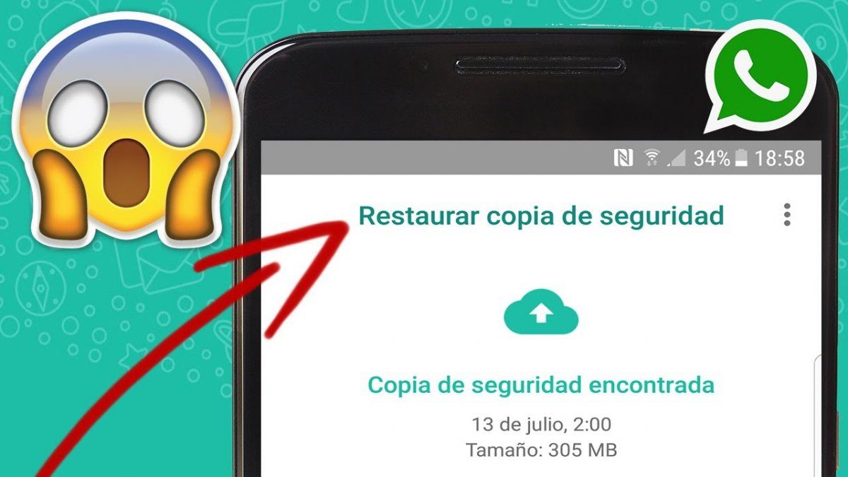 Con este truco de WhatsApp podr&aacute;s hacerlo aunque no tengas activada la copia de seguridad.