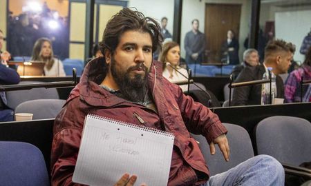 Fernando Sabag Montiel en el inicio del juicio por el atentado a Cristina Kirchner. Fernando Sabag Montiel en el inicio del juicio por el atentado a Cristina Kirchner.