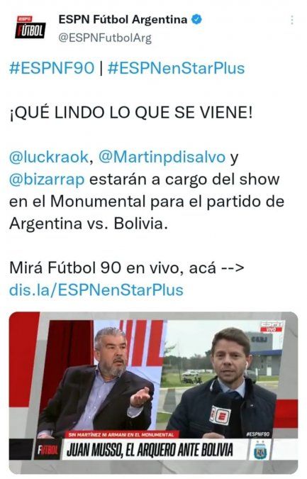 Coscu se volvió tendencia en Twitter tras ser anunciado como el "trapero" que tocará en el partido Argentina- Bolivia.