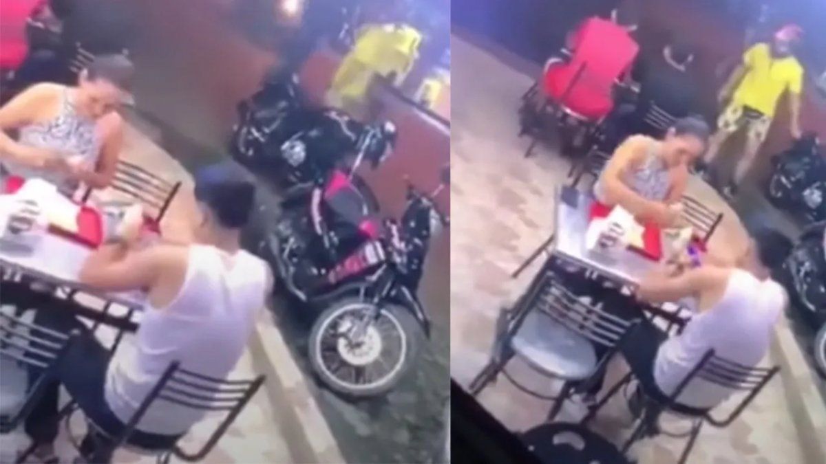 Video: robaron en una pizzería