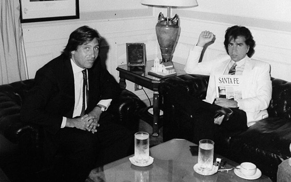 Jorge Álvarez junto al Puma Rodríguez. Jorge Álvarez junto al Puma Rodríguez.