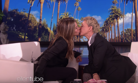 jennifer aniston y ellen degeneres chaparon fuerte jennifer aniston y ellen degeneres chaparon fuerte