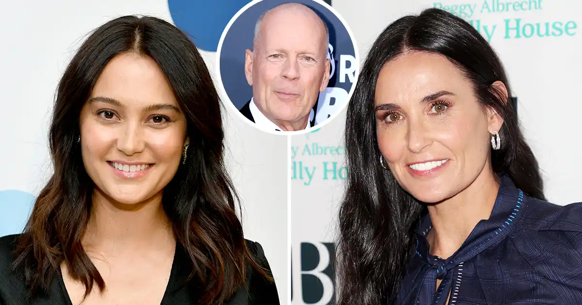 Demi Moore, su ex mujer, y Emma Heming, su esposa actual, trabajan juntas para cuidar a Bruce Willis.