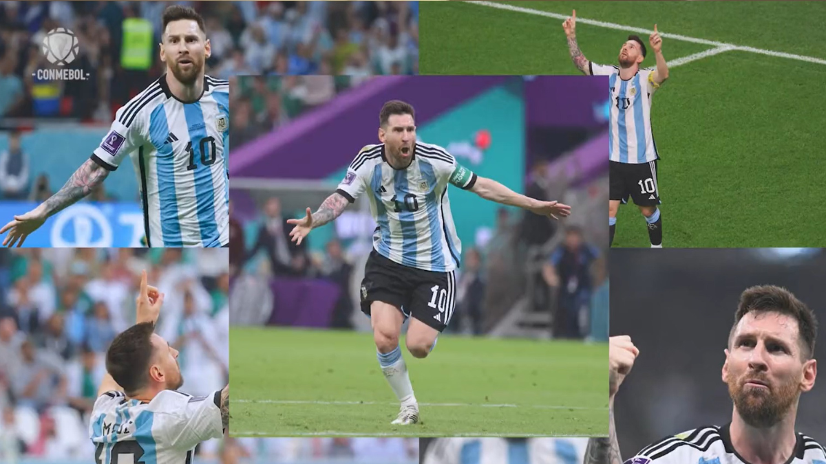 La cuenta oficial de la Conmebol publicó un video en su cuenta de Twitter en el que explicó dónde estuvo Messi.