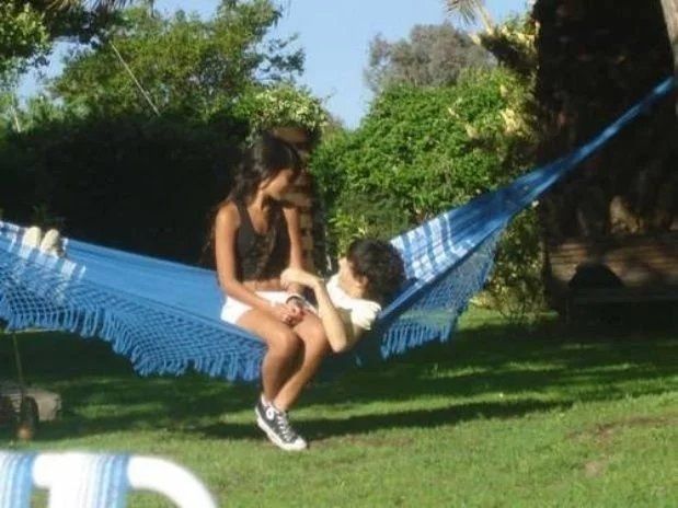 Antonela Roccuzzo y su ex novio.