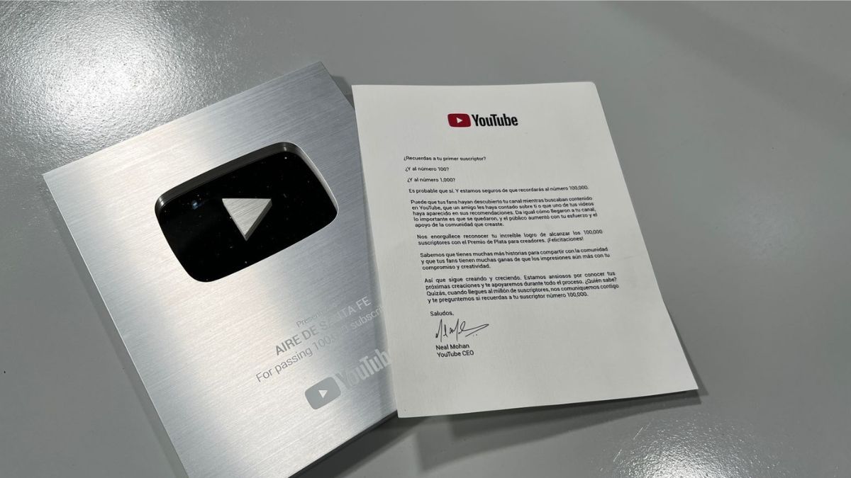 AIRE alcanzó un hito increíble: más de 100.000 suscriptores en YouTube. AIRE alcanzó un hito increíble: más de 100.000 suscriptores en YouTube.