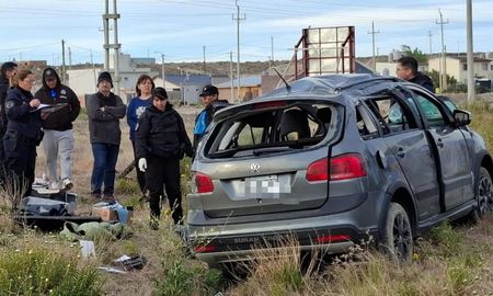 El accidente fatal sucedió en la madrugada de este jueves. El auto involucrado es una Surán Cross. El accidente fatal sucedió en la madrugada de este jueves. El auto involucrado es una Surán Cross.