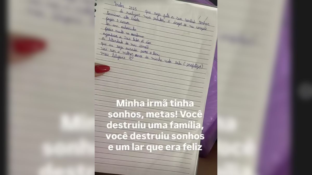 El contundente posteo de la familia de Sther Barroso dos Santos. El contundente posteo de la familia de Sther Barroso dos Santos.