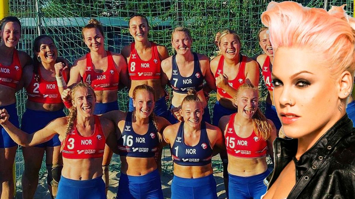 Pink pagará la multa del equipo noruego que se negó a usar bikini por sexismo