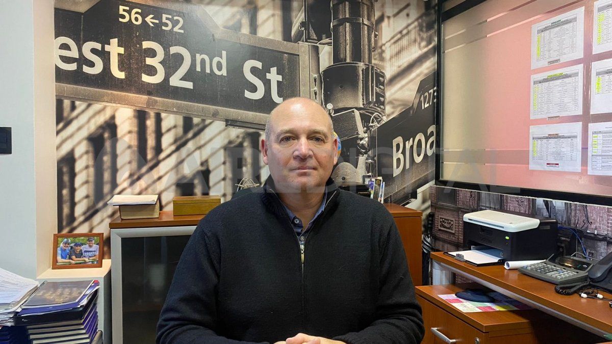 Martin de Luca, presidente de la Asociación Santafesina y Entrerriana de Agencias de Viajes y Turismo.