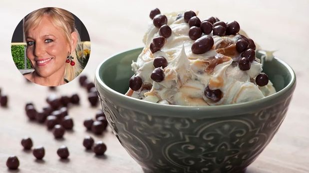 La receta de Jimena Monteverde enseñó para preparar un helado casero de tramontana y cookies.