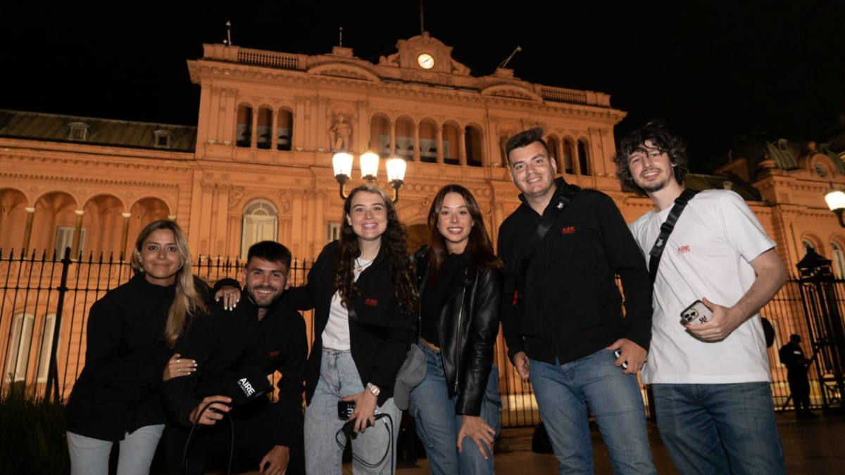 El equipo de AIRE llegó a Buenos Aires para cubrir una nueva jornada electoral.