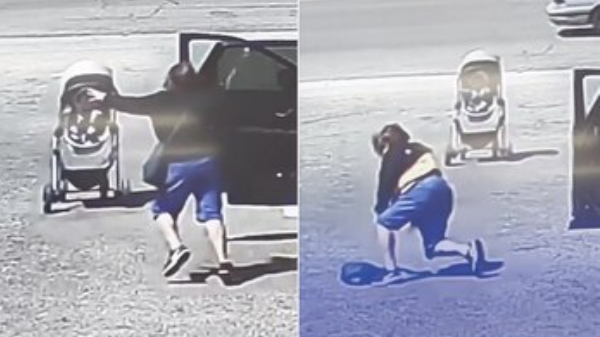 Una mamá soltó el cochecito por un segundo y su bebé cayó 50 metros por una montaña en Austria