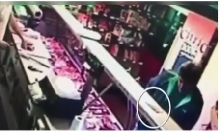 El día que filmaron a Pachu Peña robando 400 pesos en una carnicería&nbsp;