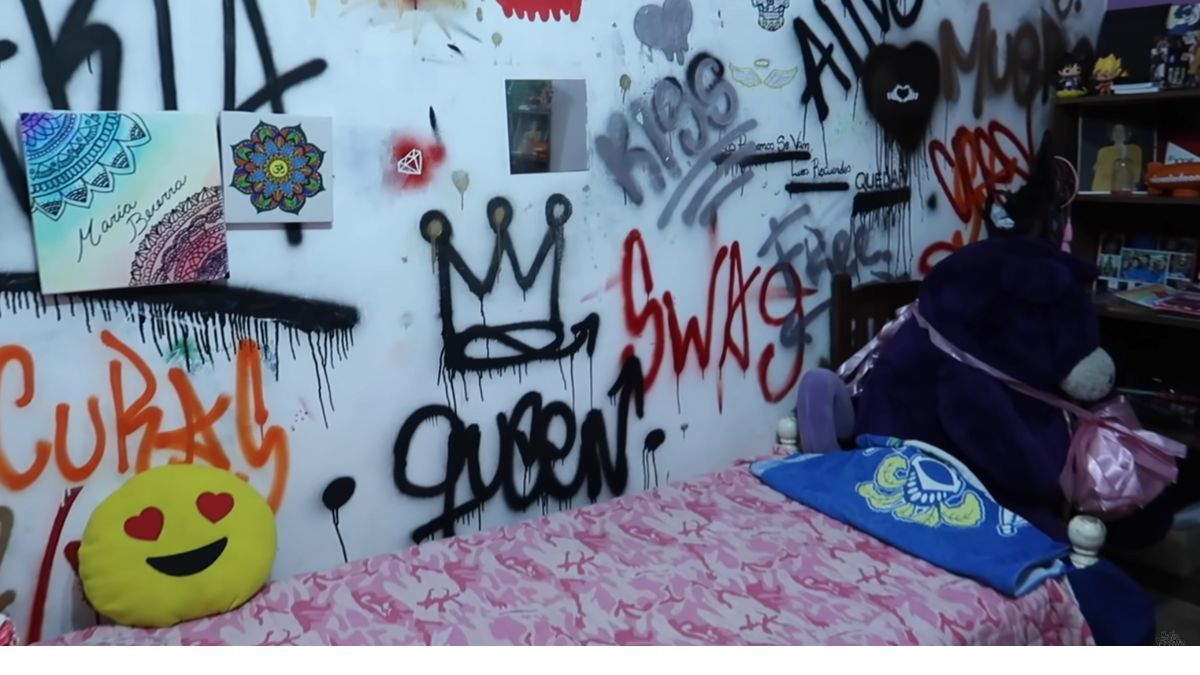 Así era la habitación de María Becerra en su antigua casa de Quilmes. Así era la habitación de María Becerra en su antigua casa de Quilmes.