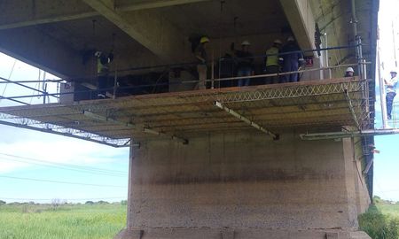 El objetivo es habilitar la circulación por el Puente Carretero el lunes 25 de noviembre. El objetivo es habilitar la circulación por el Puente Carretero el lunes 25 de noviembre.
