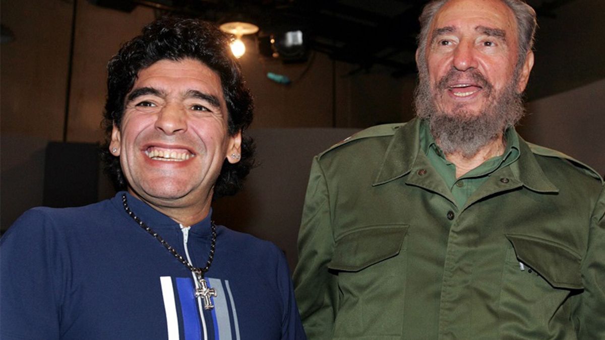 Maradona y Fidel Castro, ambos murieron el mismo día.