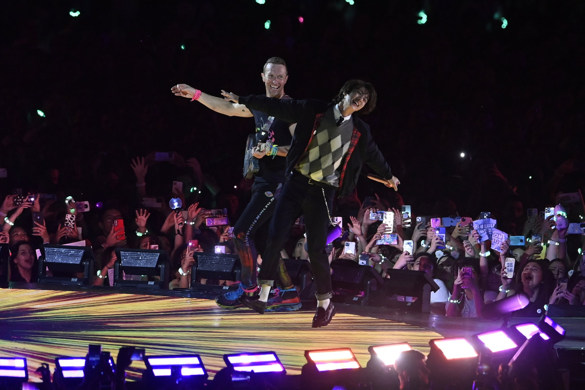 Jin de BTS debutó en solitario en Argentina.