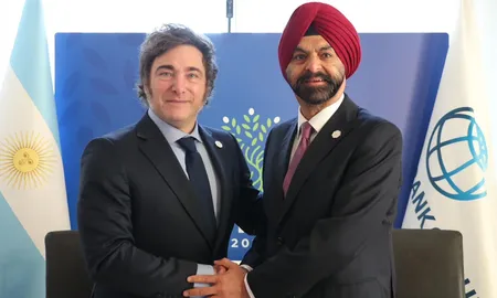 El anuncio del Banco Mundial surge luego de la reunión que entabló el presidente Javier Milei junto a su par estadounidense Donald Trump en Nueva York. El anuncio del Banco Mundial surge luego de la reunión que entabló el presidente Javier Milei junto a su par estadounidense Donald Trump en Nueva York.