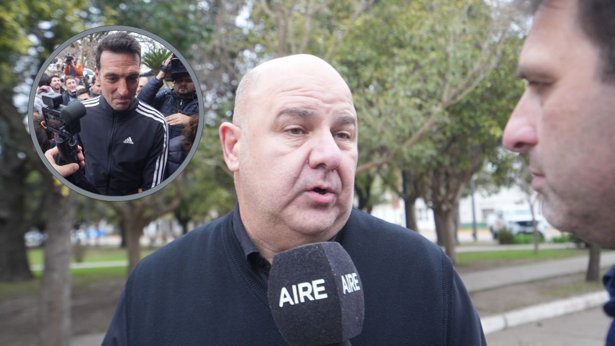 El intendente de Pujato, Daniel Quacquarini, dialogó con el móvil de AIRE de Santa Fe tras la llegada de Lionel Scaloni al pueblo.