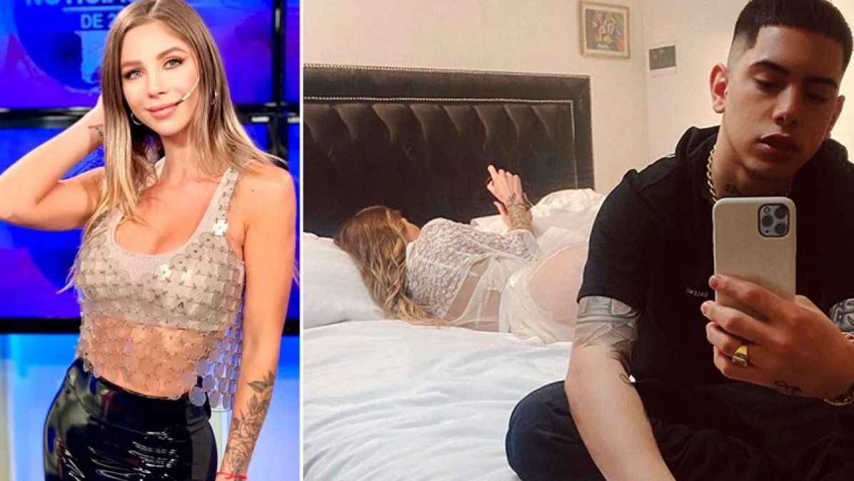 El trapero Ecko subi&oacute; una foto con Romina Malaspina en la cama