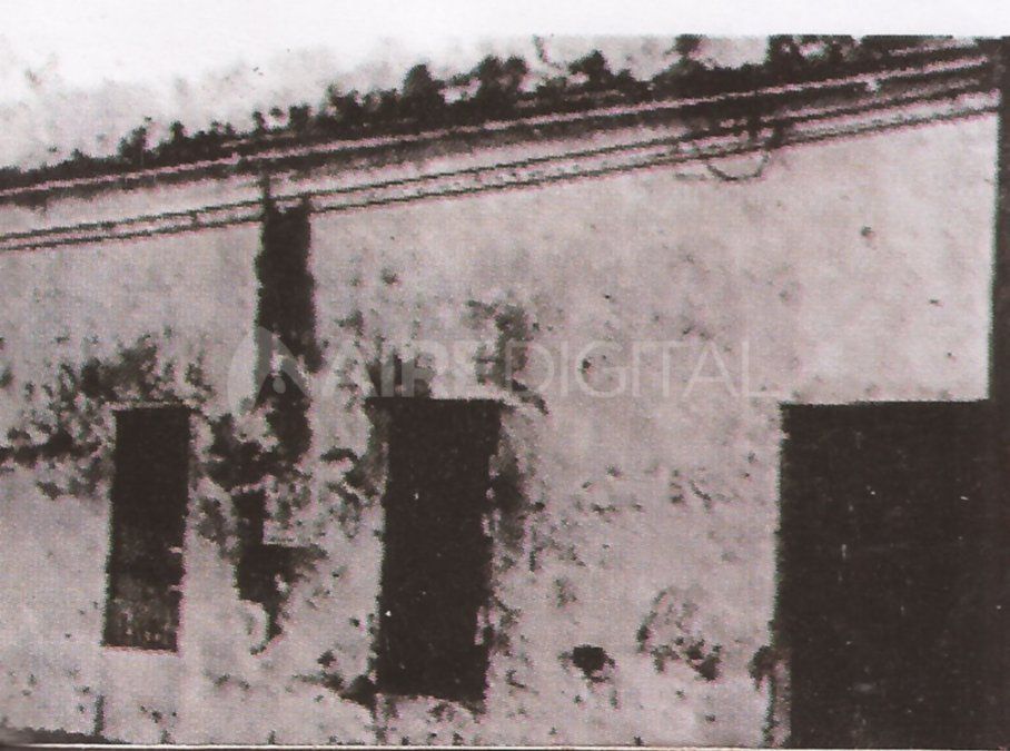 El frente de la casa de la familia Baragiola.