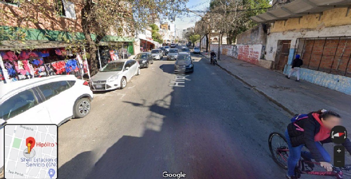 El lugar donde fue encontrado sin vida el hombre - Google