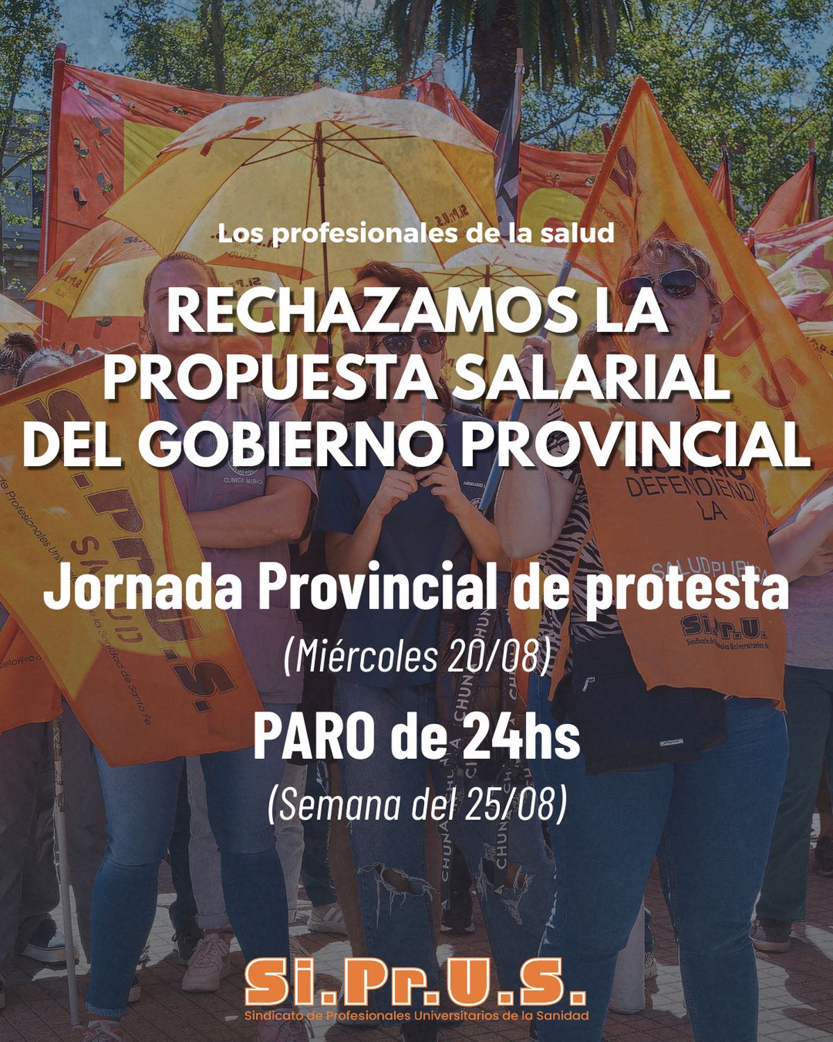 Paritaria de salud en Santa Fe: Amra aceptó por escaso margen y Siprus expresó un contundente rechazo a la propuesta salarial