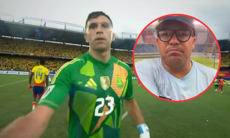 La respuesta del camarógrafo agredido por Dibu Martínez: Me dio mucha... La respuesta del camarógrafo agredido por Dibu Martínez: Me dio mucha...