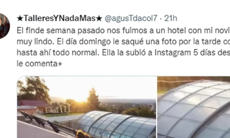 Le sacó una foto a su novia y encontró algo escalofriante en ella que se volvió viral Le sacó una foto a su novia y encontró algo escalofriante en ella que se volvió viral