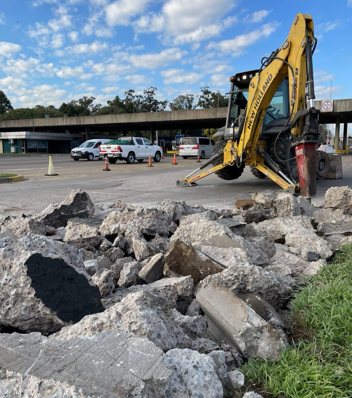 T&uacute;nel Subfluvial: retoman las tareas de bacheo en el pavimento tras detectar incumplimientos.