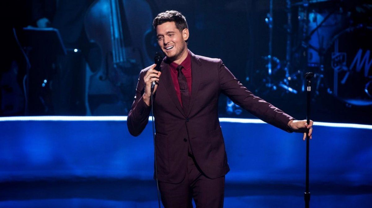 Michael Bublé presentó a su hija Vida en el escenario