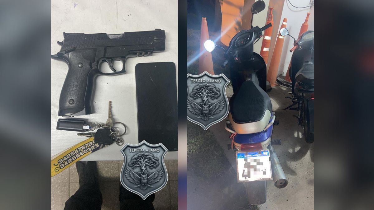 Un hombre de 48 a&ntilde;os fue aprehendido este lunes a la noche tras amedrentar a dos mujeres con una r&eacute;plica de pistola en Sauce Viejo.