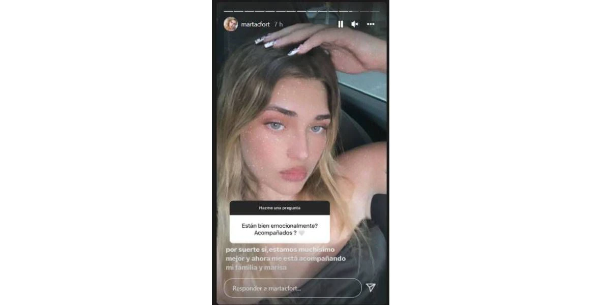 Marta Fort habló de su presente.