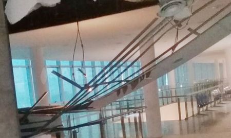 se desplomo un techo en el cemafe y evacuaron el edificio se desplomo un techo en el cemafe y evacuaron el edificio