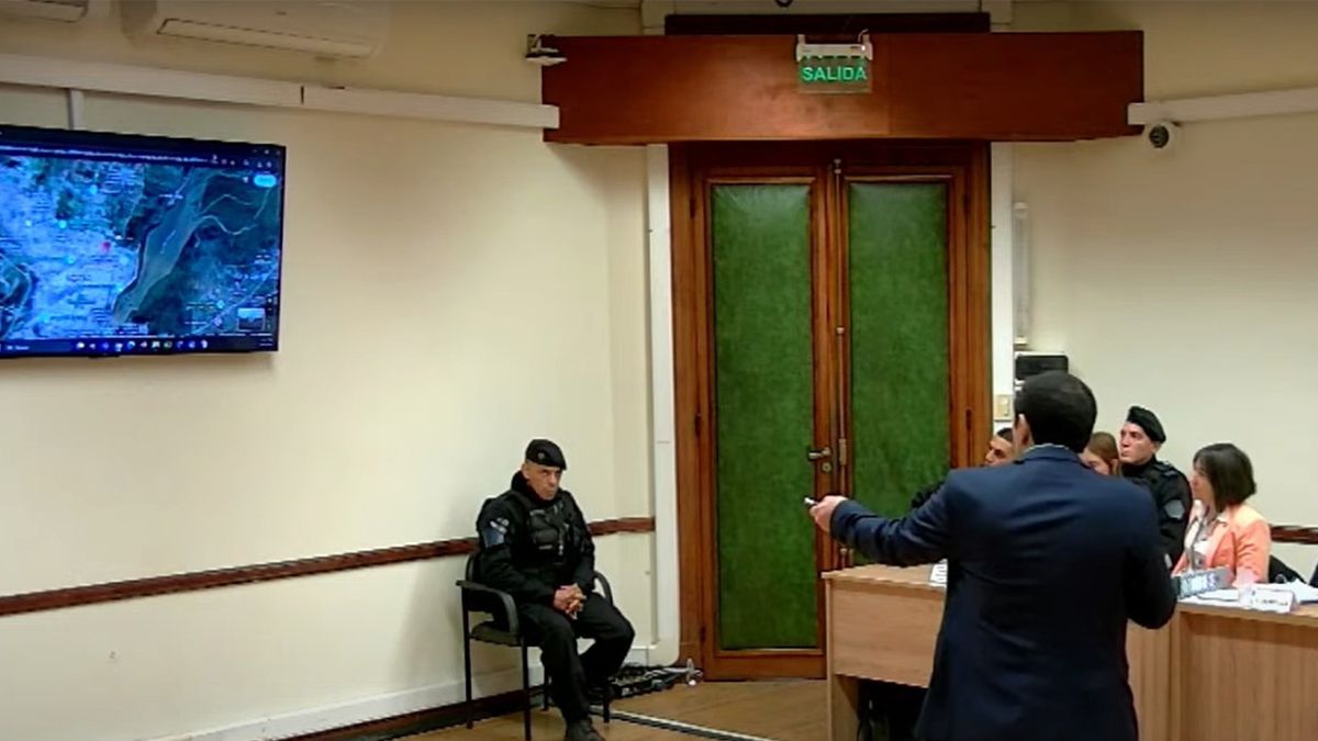 Giavedoni indicó al jurado en que zona de la ciudad ocurrió el homicidio de Lautaro Leandro. Giavedoni indicó al jurado en que zona de la ciudad ocurrió el homicidio de Lautaro Leandro.