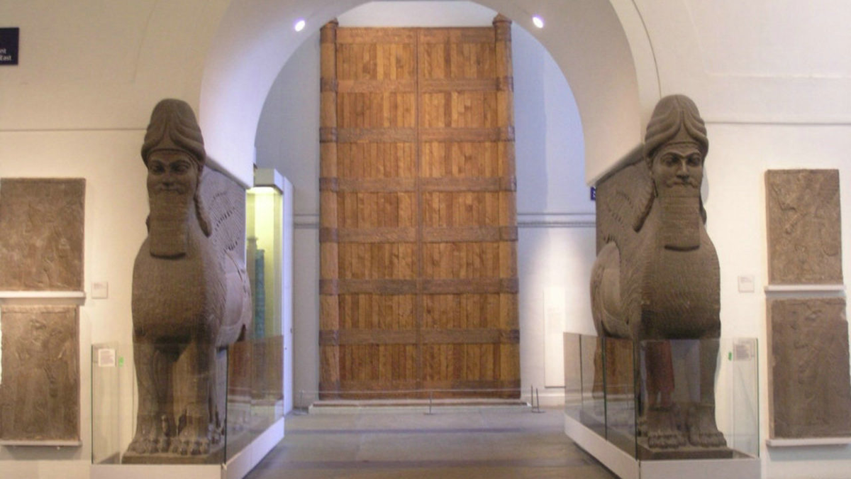 El León Alado de Nimrud.