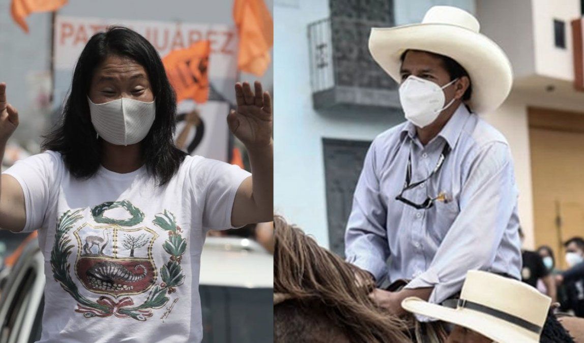 Fujimori y Castillo representan posturas totalmente opuestas. 