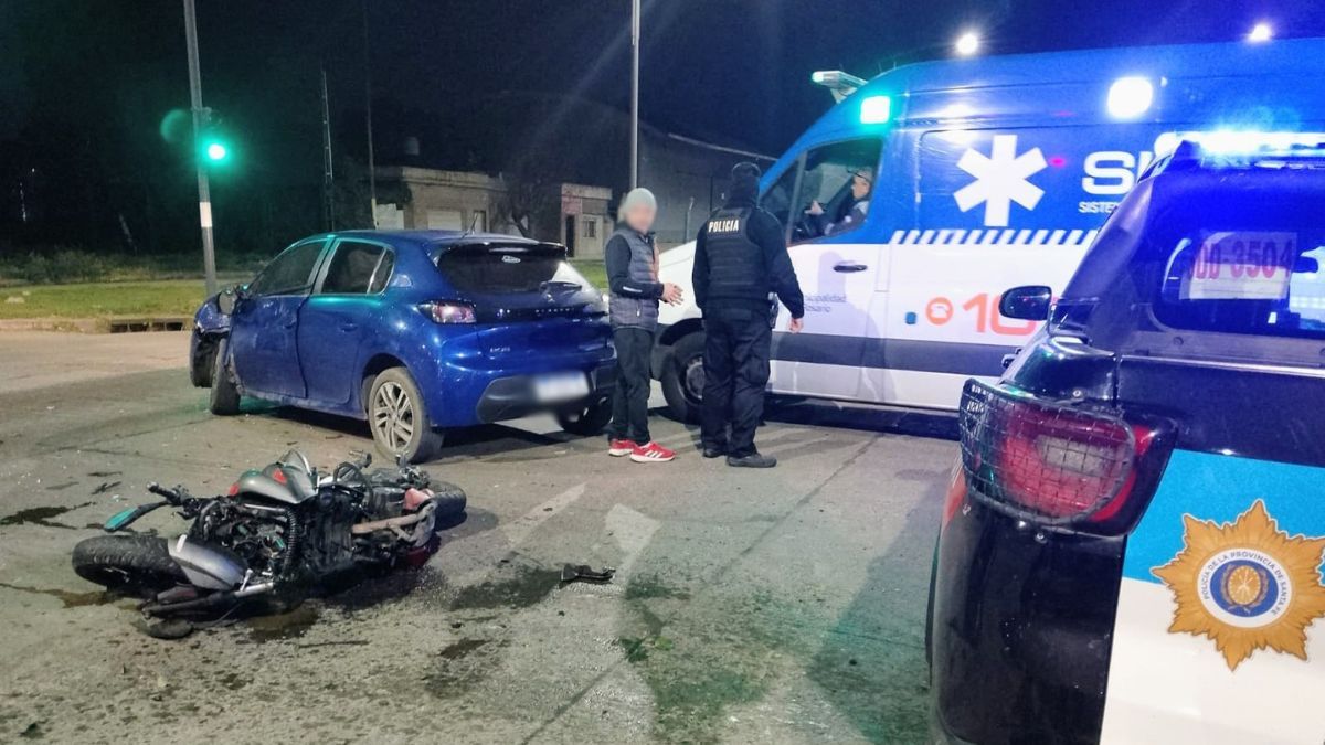 El accidente ocurrió en Rosario este lunes durante las primeras horas de la mañana.