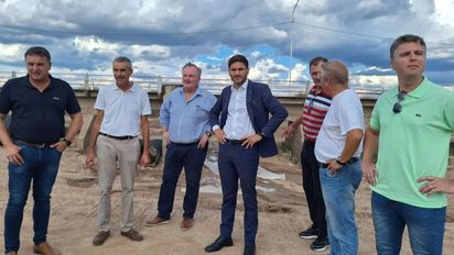 El gobernador Maximiliano Pullaro y el senador Felipe Michlig recorrieron obras estratégicas para San Cristóbal y la región