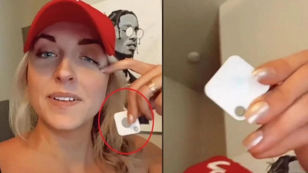 Influencer fue a una fiesta y descubrió que le habían puesto un rastreador