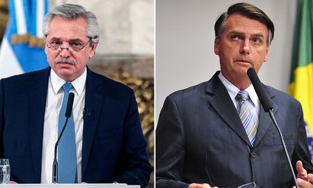 Por el Día de la Amistad Argentino-Brasileña, Fernández y Bolsonar mantendrán una charla este lunes. Por el Día de la Amistad Argentino-Brasileña, Fernández y Bolsonar mantendrán una charla este lunes.