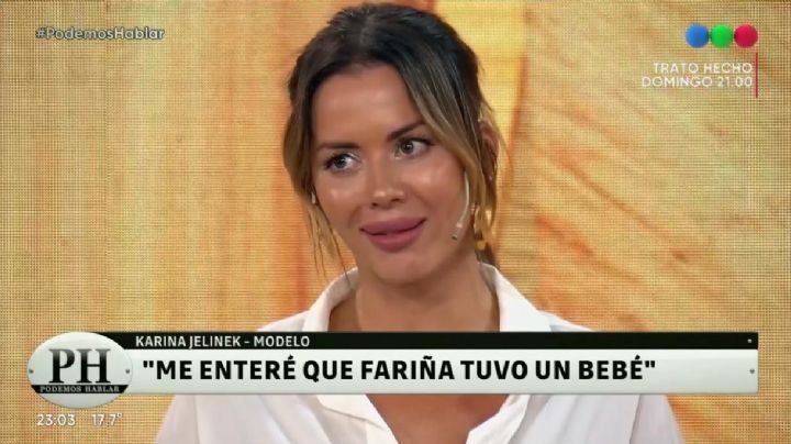 Karina Jelinek habló de Leonardo Fariña.