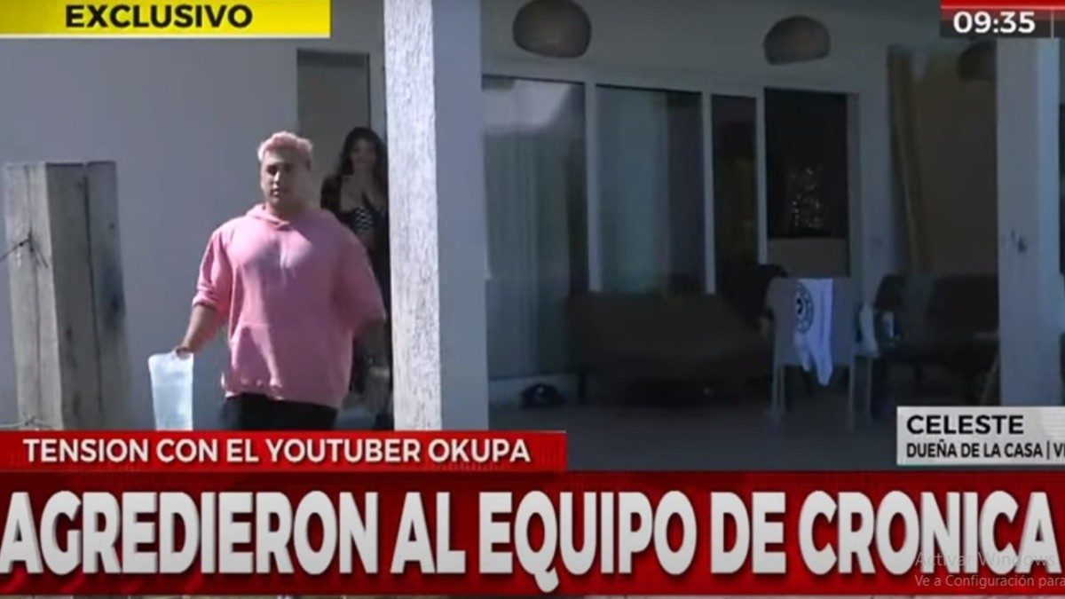 Yao Cabrera usurpó una casa y agredió al equipo de Crónica HD