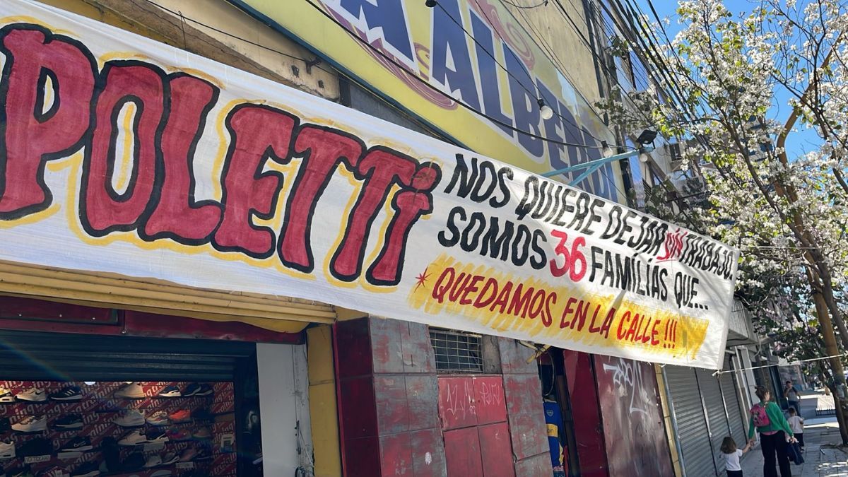 Uno de los comerciantes afectados