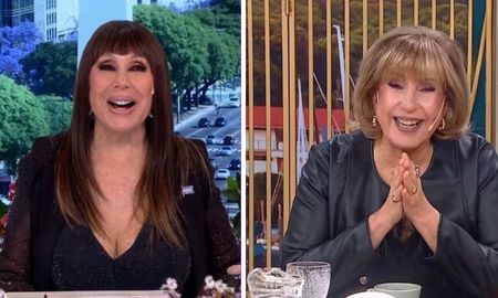 Georgina Barbarossa y Moria Casán unieron las transmisiones de Telefe y El Trece en un dúplex histórico. Georgina Barbarossa y Moria Casán unieron las transmisiones de Telefe y El Trece en un dúplex histórico.