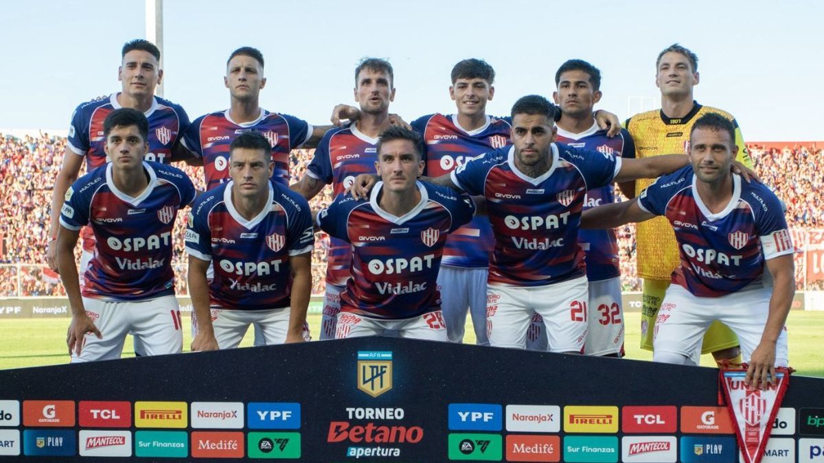 La formación de Unión vs. Boca.
