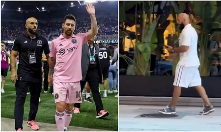 Observaron al guardaespaldas de Lionel Messi en un llamativo momento. Observaron al guardaespaldas de Lionel Messi en un llamativo momento.