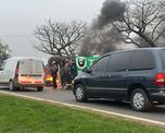 trabajadores de utram cortan la autopista rosario - santa fe y hay demoras en la zona
